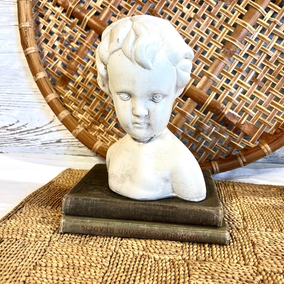 mexico Accents Vintage Cherub Head Statue Mexico Decor Bust Poshmark